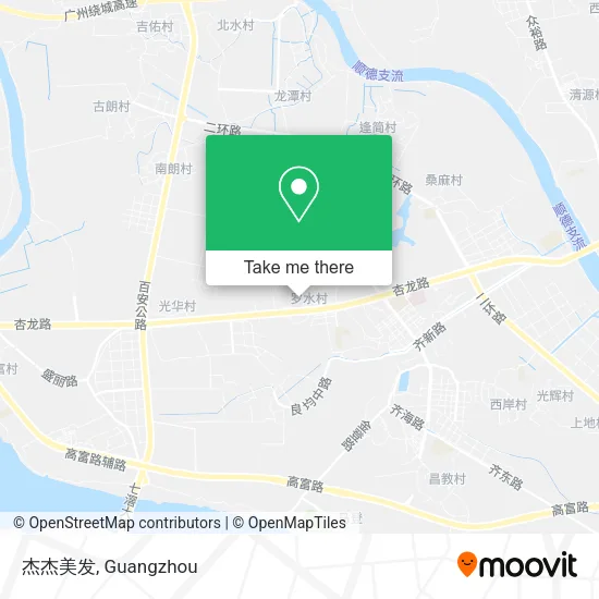 杰杰美发 map