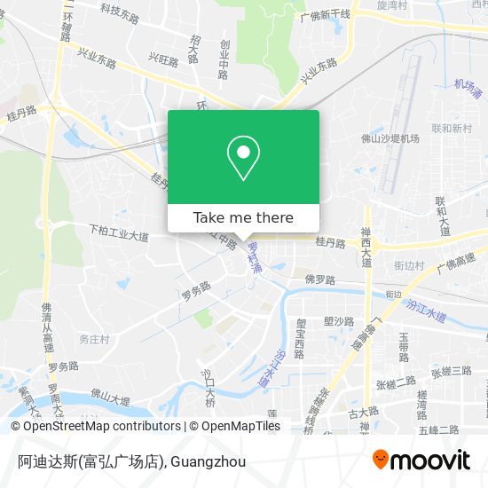 阿迪达斯(富弘广场店) map