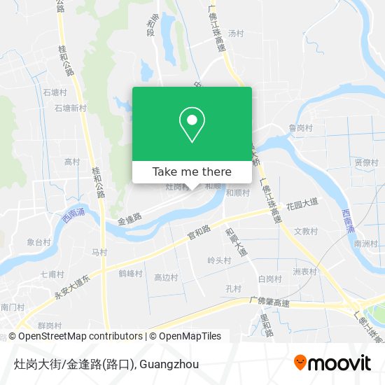 灶岗大街/金逢路(路口) map