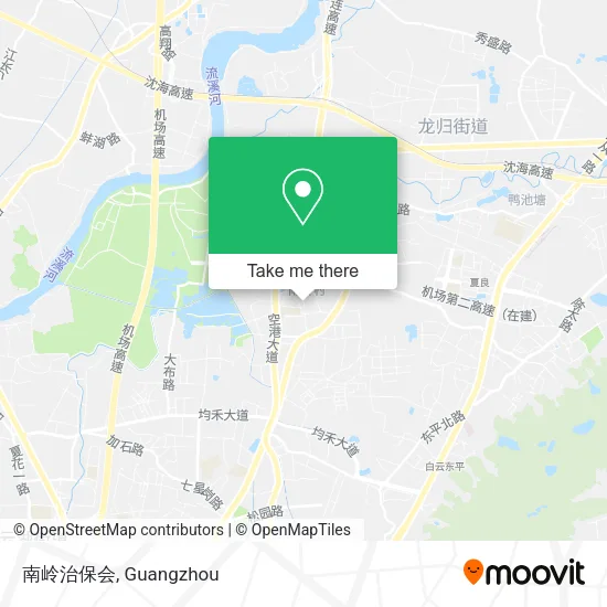 南岭治保会 map