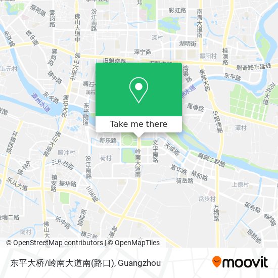 东平大桥/岭南大道南(路口) map
