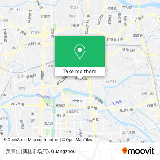 美宜佳(新桂市场店) map