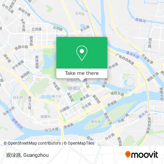 观绿路 map