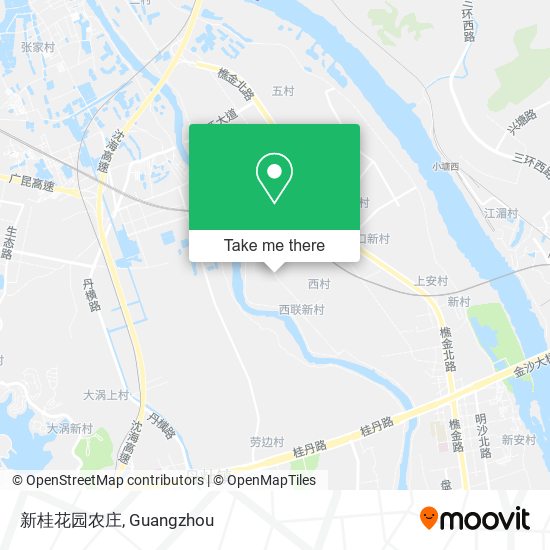 新桂花园农庄 map