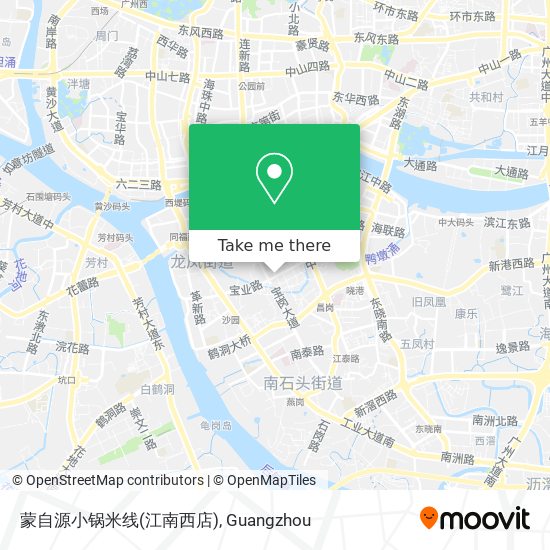 蒙自源小锅米线(江南西店) map