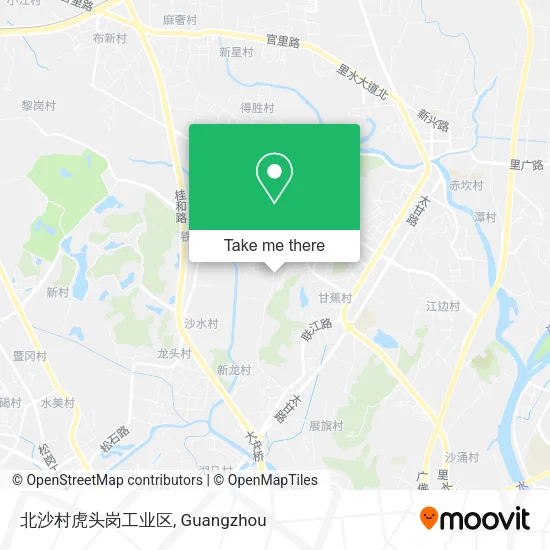 北沙村虎头岗工业区 map
