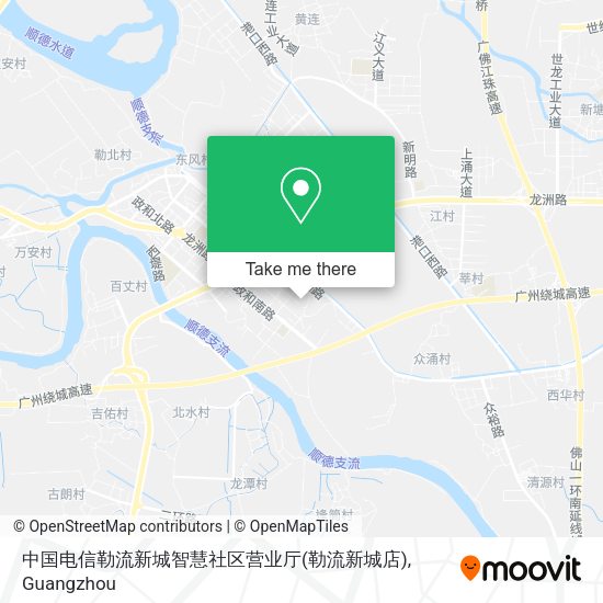 中国电信勒流新城智慧社区营业厅(勒流新城店) map