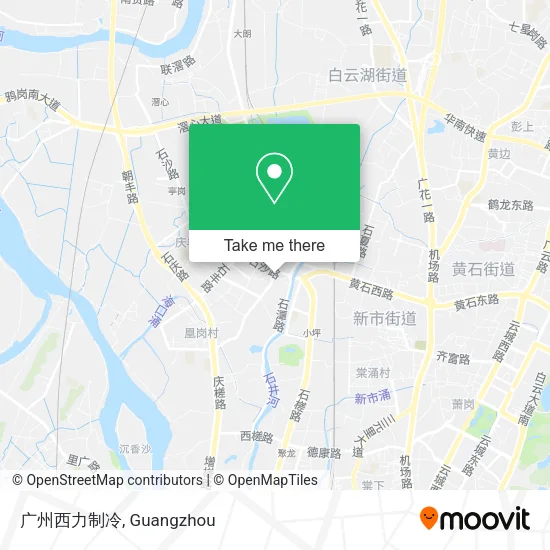 广州西力制冷 map
