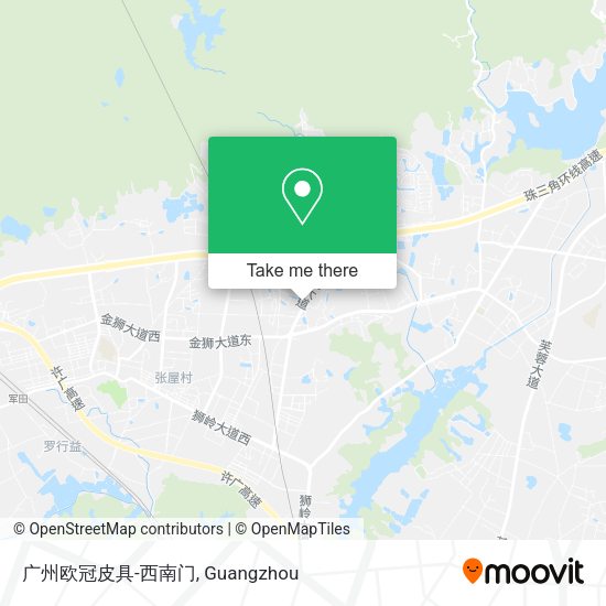 广州欧冠皮具-西南门 map