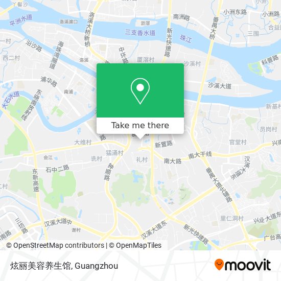 炫丽美容养生馆 map
