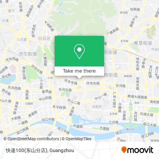 快递100(东山分店) map