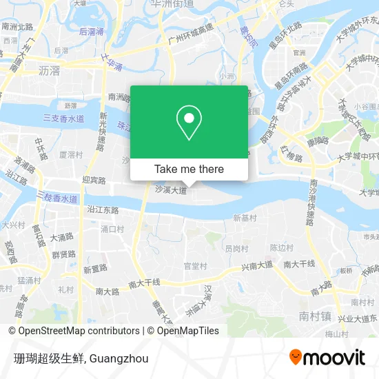 珊瑚超级生鲜 map