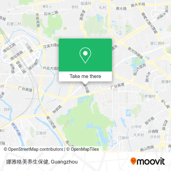 娜雅格美养生保健 map