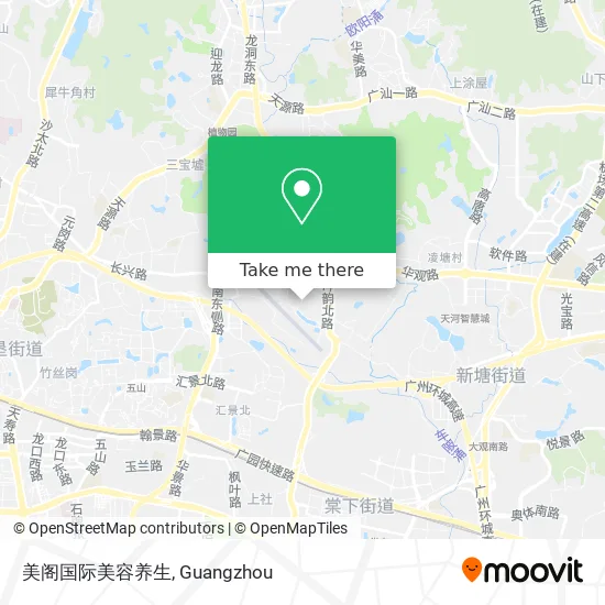 美阁国际美容养生 map