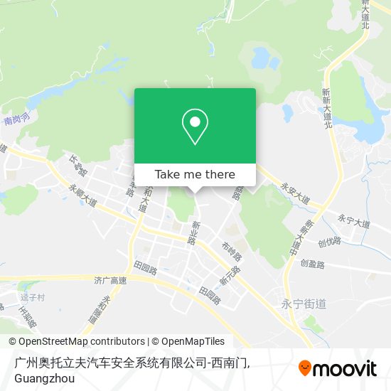 广州奥托立夫汽车安全系统有限公司-西南门 map