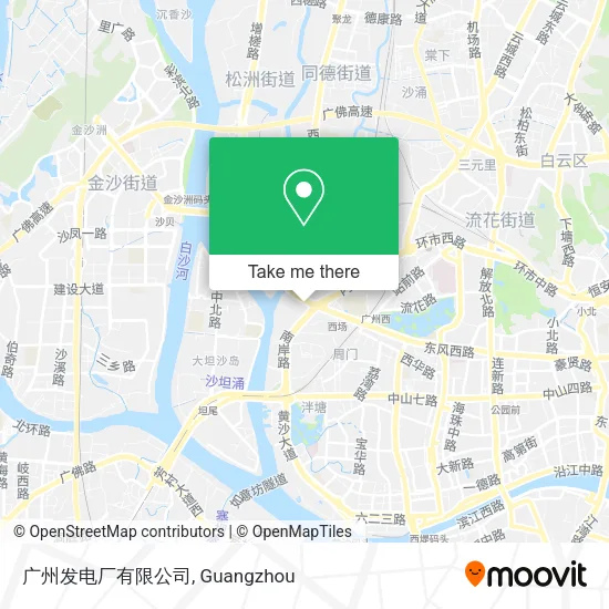 广州发电厂有限公司 map