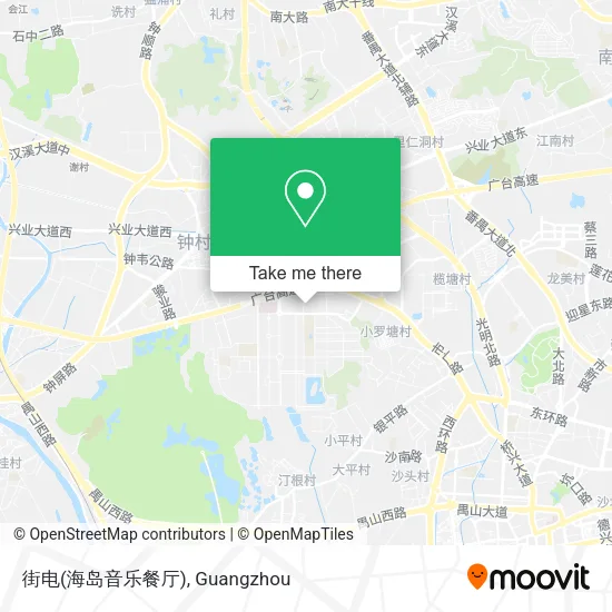 街电(海岛音乐餐厅) map