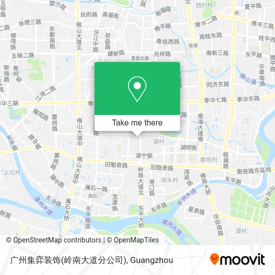 广州集弈装饰(岭南大道分公司) map
