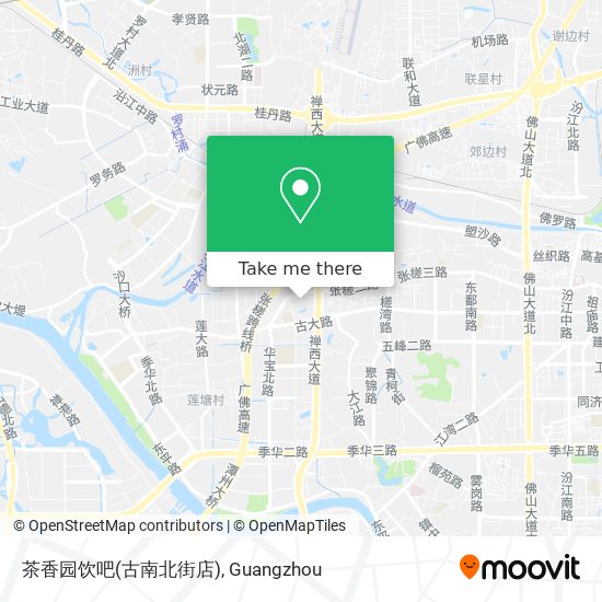 茶香园饮吧(古南北街店) map
