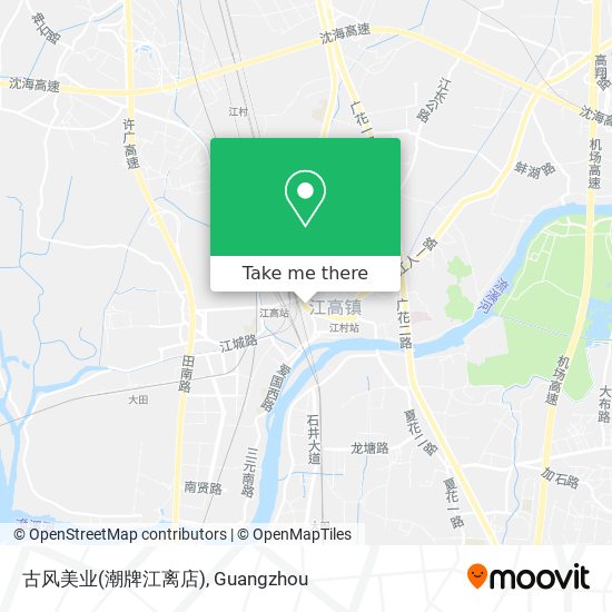 古风美业(潮牌江离店) map