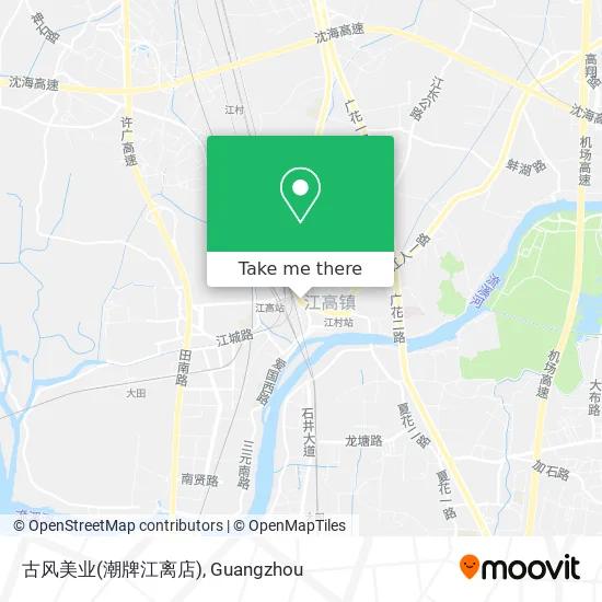 古风美业(潮牌江离店) map