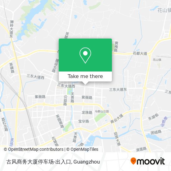 古风商务大厦停车场-出入口 map