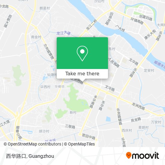 西华路口 map