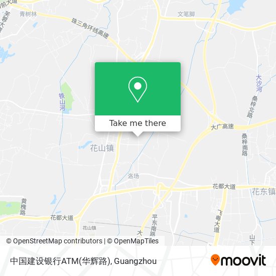 中国建设银行ATM(华辉路) map