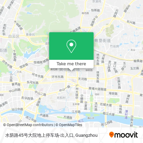 水荫路45号大院地上停车场-出入口 map