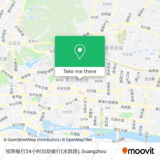 招商银行24小时自助银行(水荫路) map