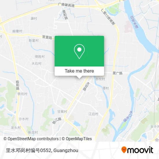 里水邓岗村编号0552 map