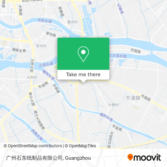 广州石东纸制品有限公司 map