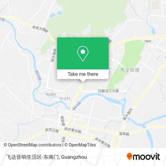 飞达音响生活区-东南门 map