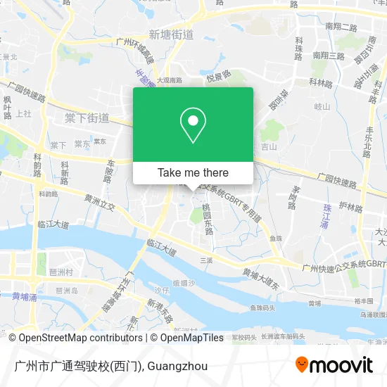 广州市广通驾驶校(西门) map