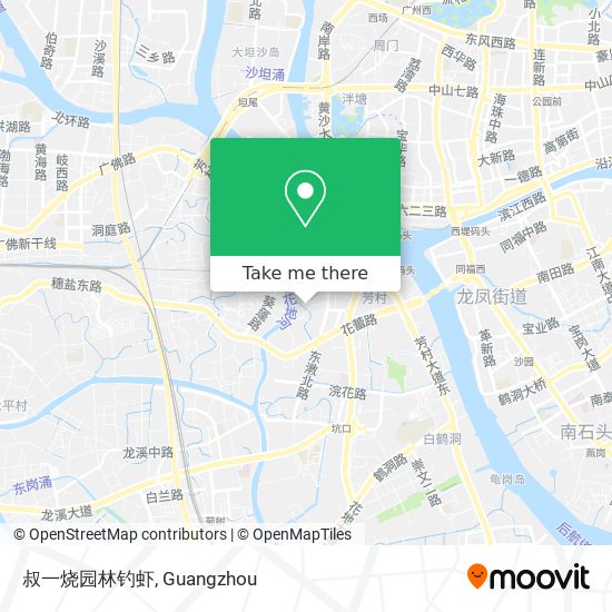 叔一烧园林钓虾 map