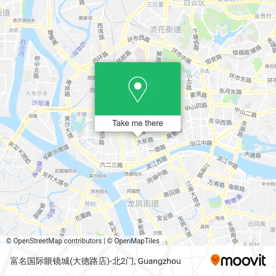 富名国际眼镜城(大德路店)-北2门 map
