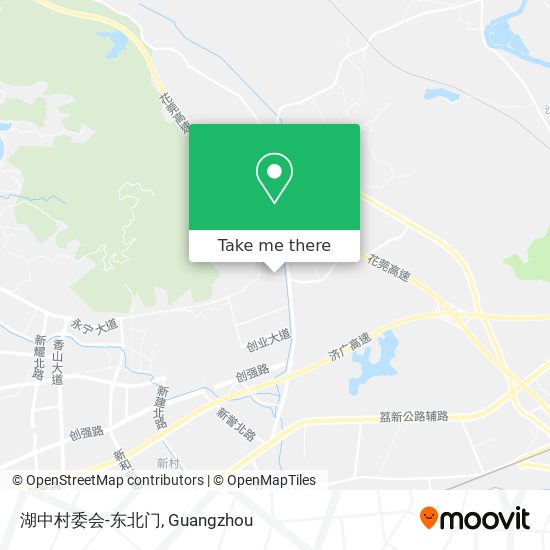 湖中村委会-东北门 map