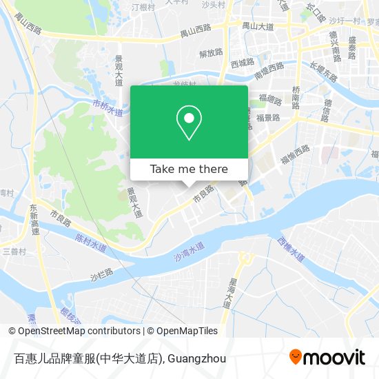 百惠儿品牌童服(中华大道店) map
