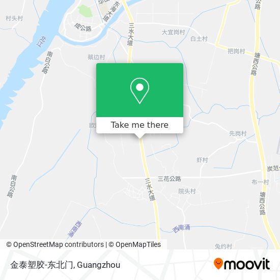 金泰塑胶-东北门 map