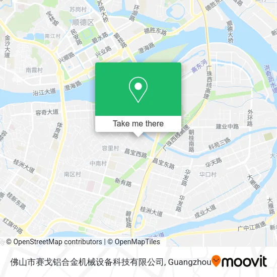 佛山市赛戈铝合金机械设备科技有限公司 map