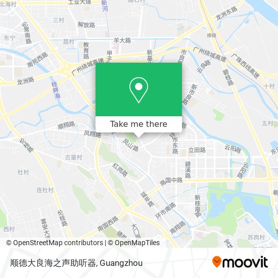 顺德大良海之声助听器 map