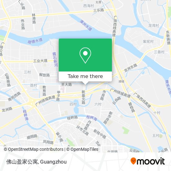 佛山盈家公寓 map
