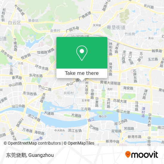 东莞烧鹅 map
