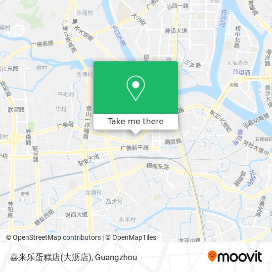 喜来乐蛋糕店(大沥店) map