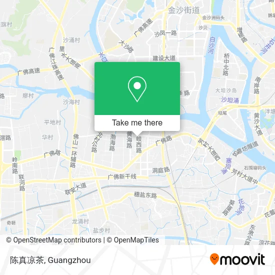 陈真凉茶 map