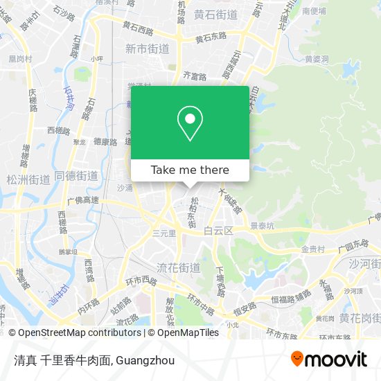 清真  千里香牛肉面 map