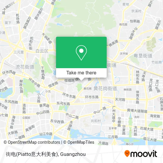 街电(Piatto意大利美食) map