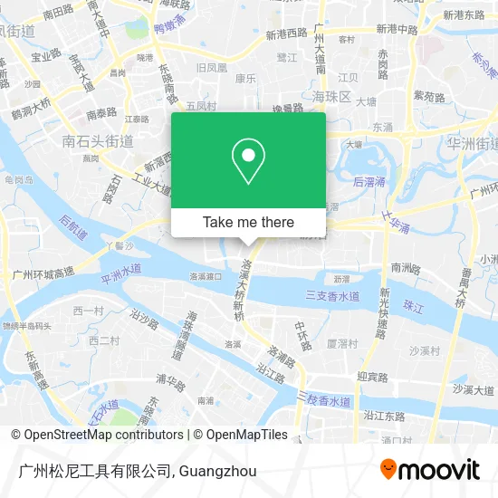 广州松尼工具有限公司 map