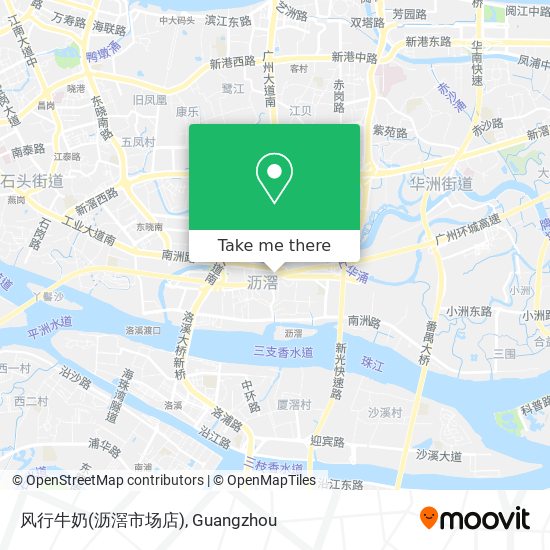 风行牛奶(沥滘市场店) map