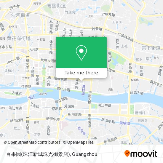 百果园(珠江新城珠光御景店) map